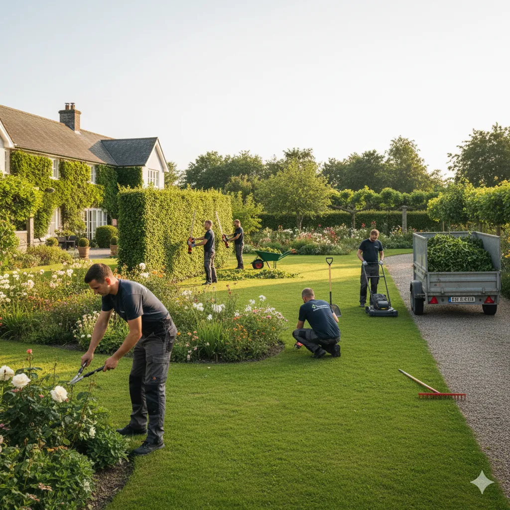 Täydellinen puutarhan ylläpitopalvelu